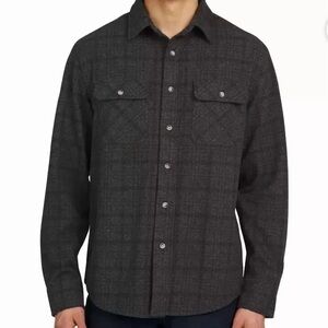 Chaps Gray Plaid Jacket